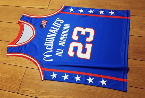 Michael Jordan 23 McDonald's High School All-American 1981 Basketball Jersey